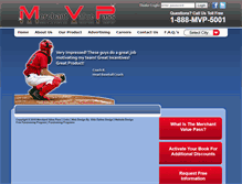 Tablet Screenshot of merchantvaluepass.com